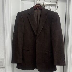 Joseph & Feiss Dark Brown Wool Sport Coat